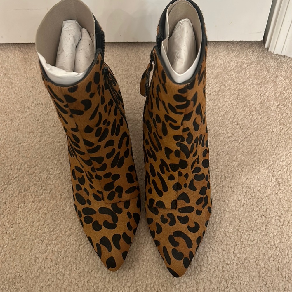Top shop leopard booties